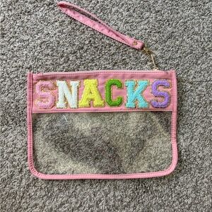 Pink Kids Snack Pouch